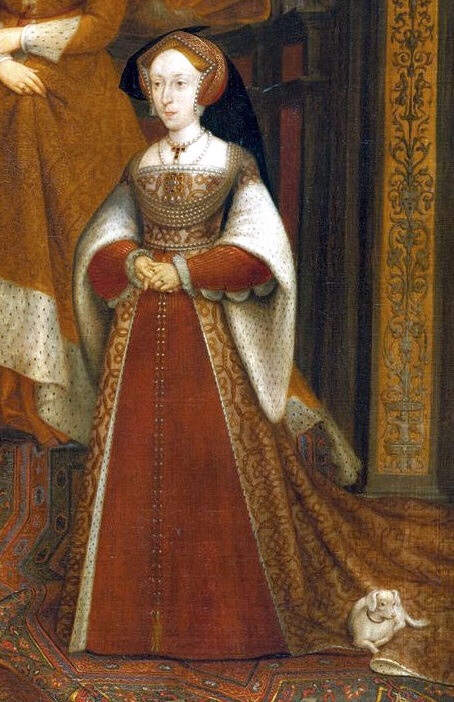 Jane Seymour im Whitehall Dynastic Painting von Hans Holbein d.J.